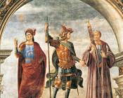 多梅尼科 基尔兰达约 : Decoration of the Sala del Gigli detail